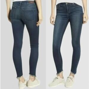 Articles of Society Womens Soft Step Hem Skinny Jeans Size 29/US 8 Dark Blue NWT